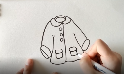 冬天衣服简笔画怎么画