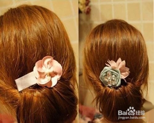 女孩的怎样盘发好看又简单?