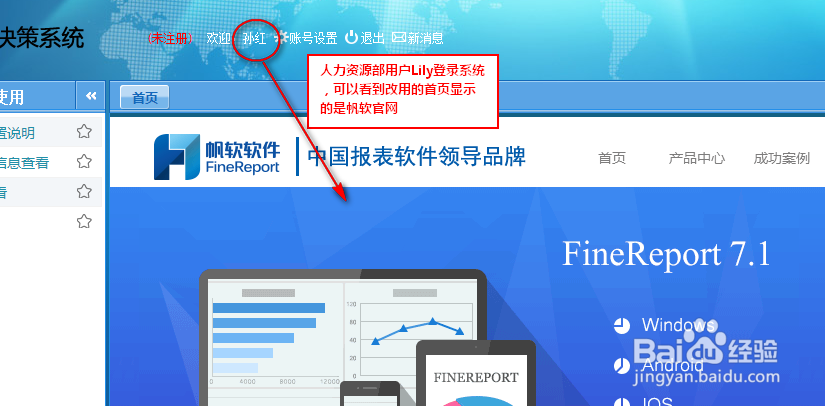 电子表格FineReport教程：[3]平台外观