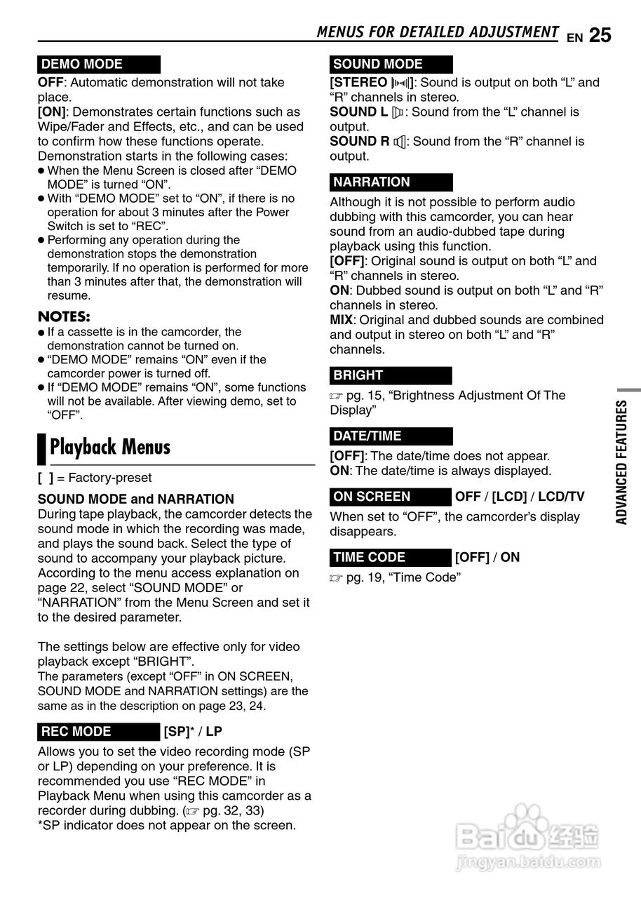 JVC GR-D347U DIGITAL VIDEO CAMERA摄像机说明书:[3]