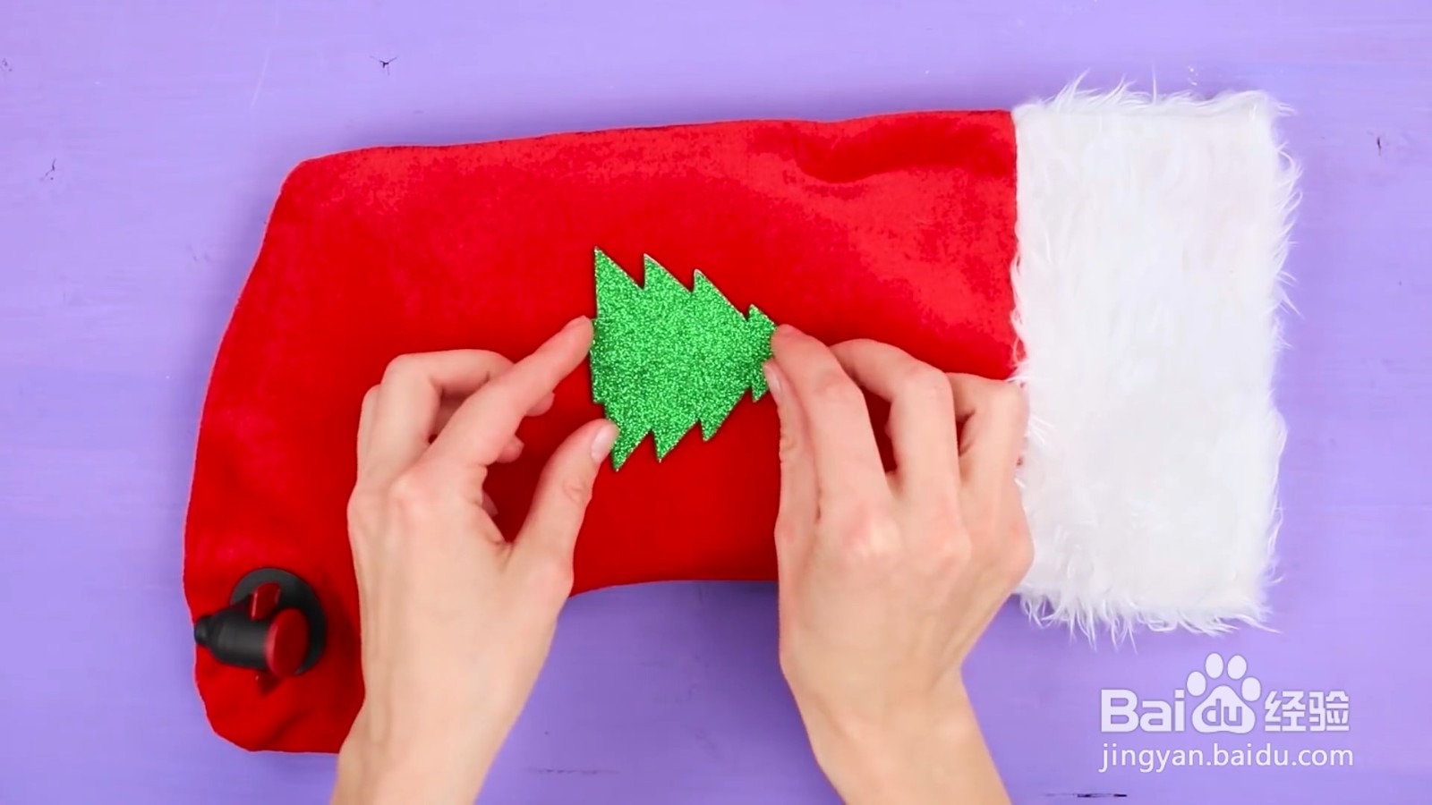 如何给可乐制作圣诞袜包装