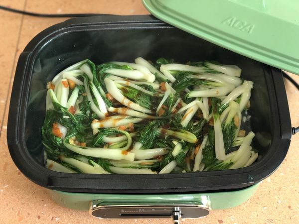 猪油渣炒小白菜