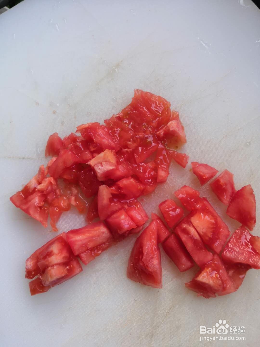 如何做油菜炒西红柿