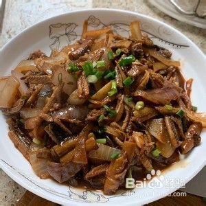 洋葱爆炒鳝丝制作过程