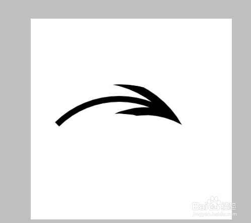 PS怎么画弧线的箭头?