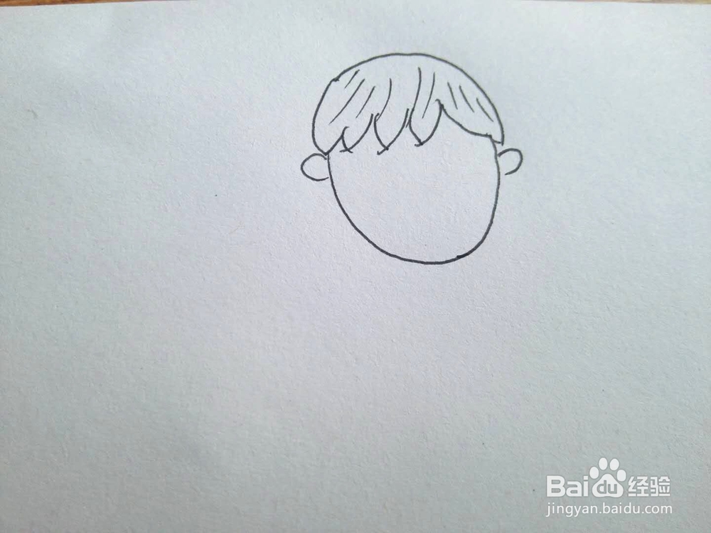 简笔画之人物画经验分享二