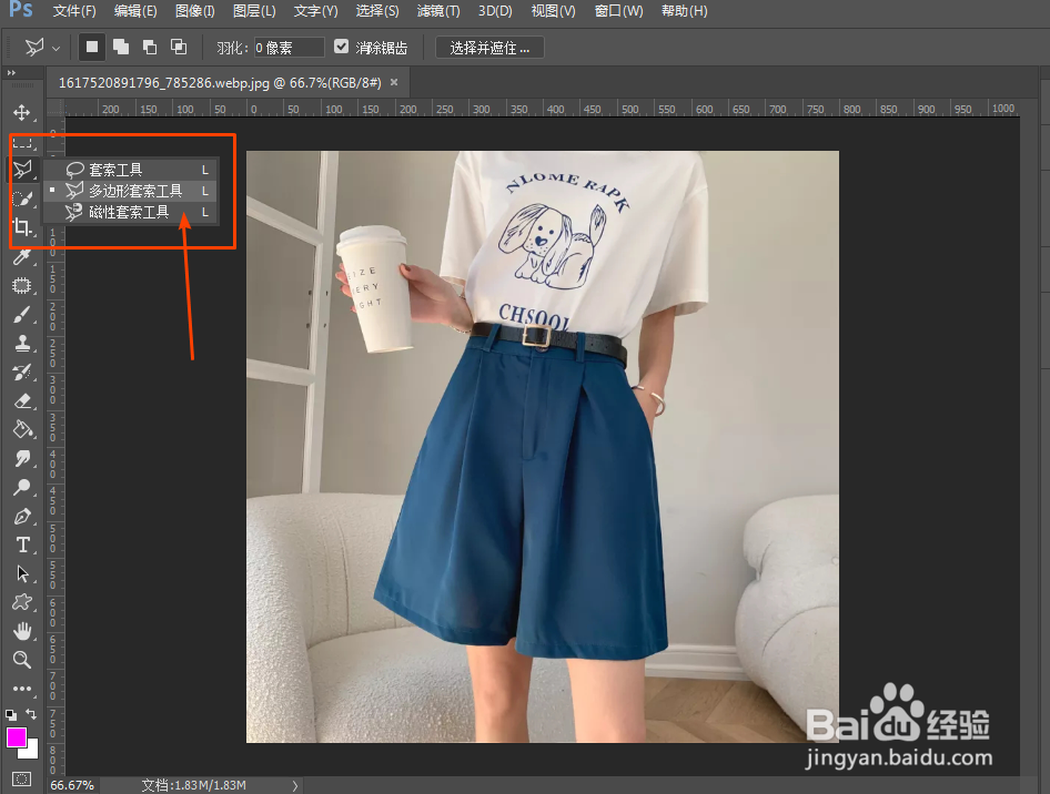 ps多边形套索怎么撤销不了