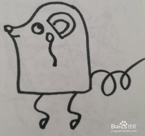 小老鼠的画法 小老鼠的简笔画