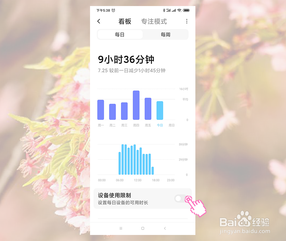 小米手机怎么限制手机使用时间