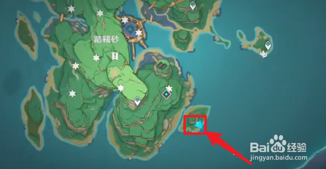 原神踏鞴砂底部小岛樱花石块怎么解谜