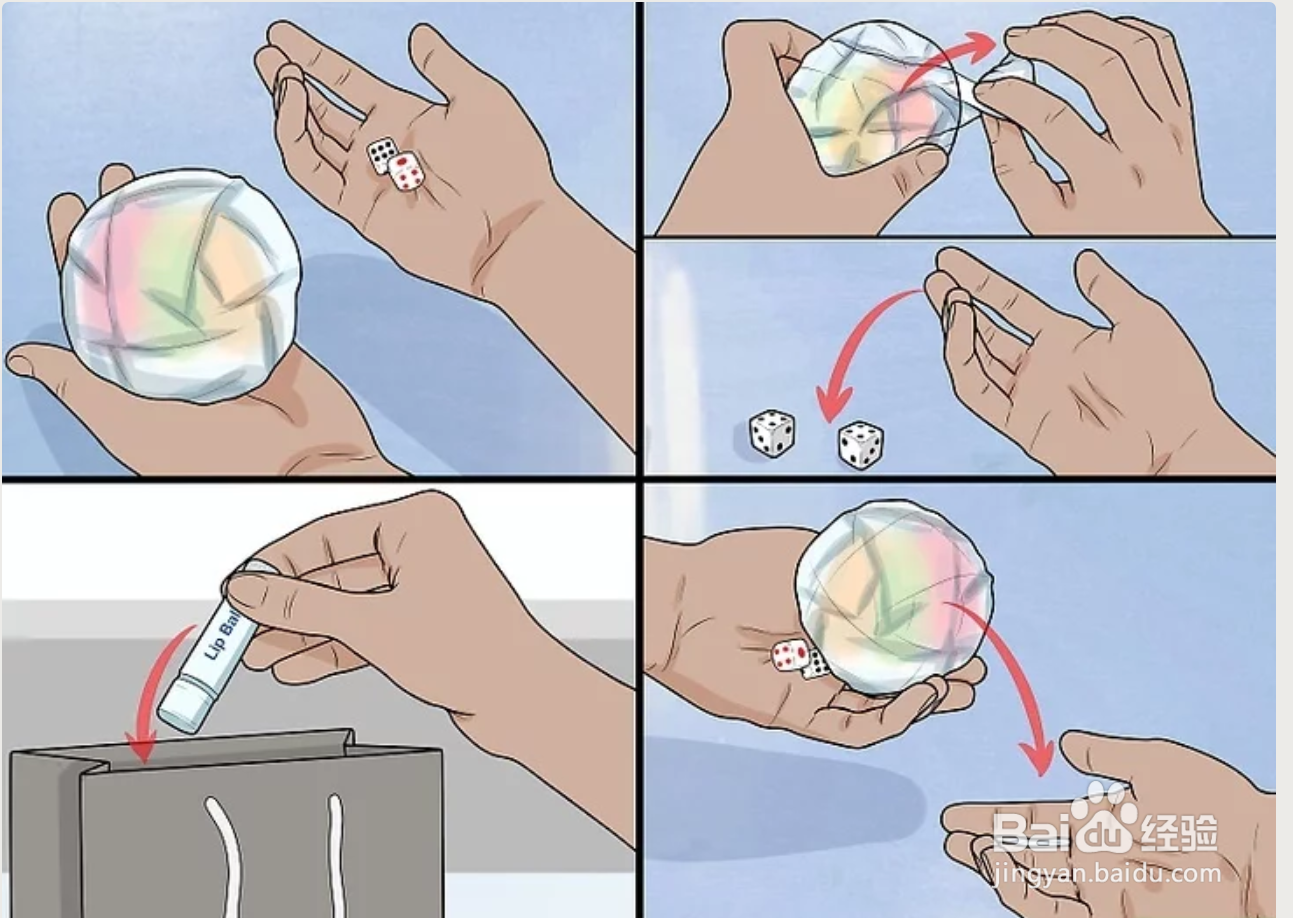 如何在圣诞节做保鲜膜球