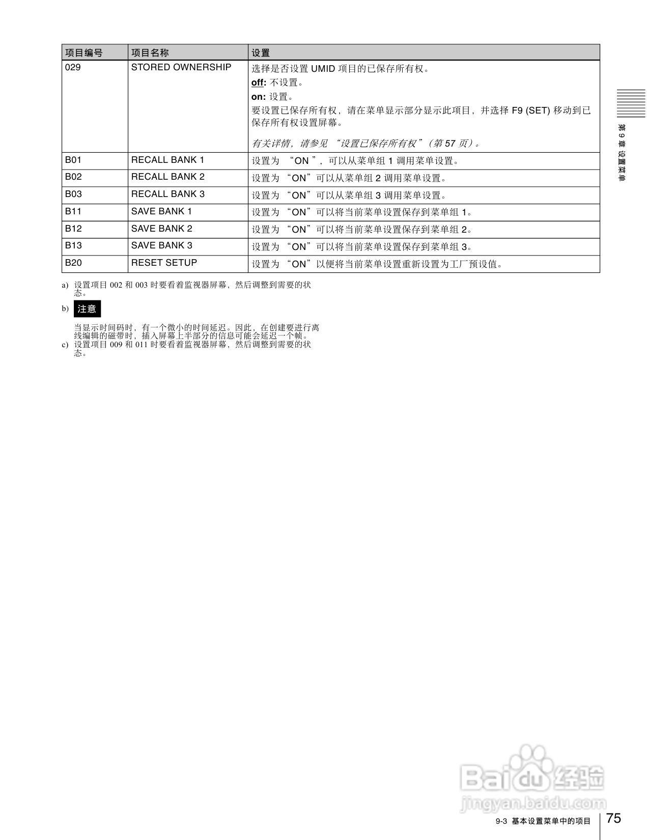 SONY HDW-1800/D1800高清晰度数字磁带录像机操作手册:[4]