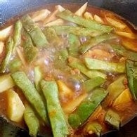 制作黄豆酱烧土豆豆角