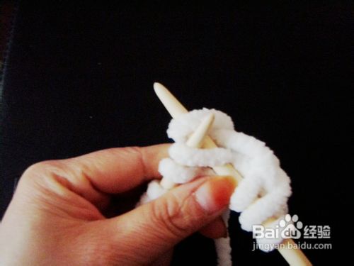 织围巾的针法图解