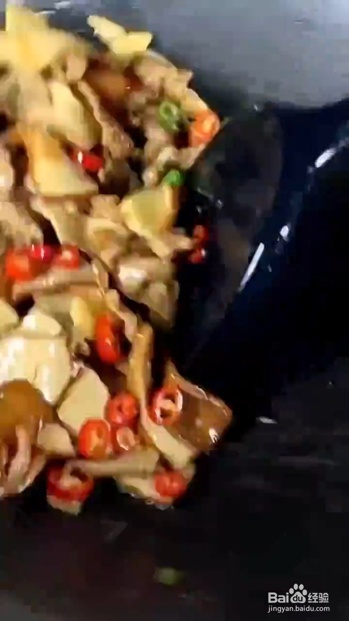 自己在家要怎样做非常下饭的香干炒肉片