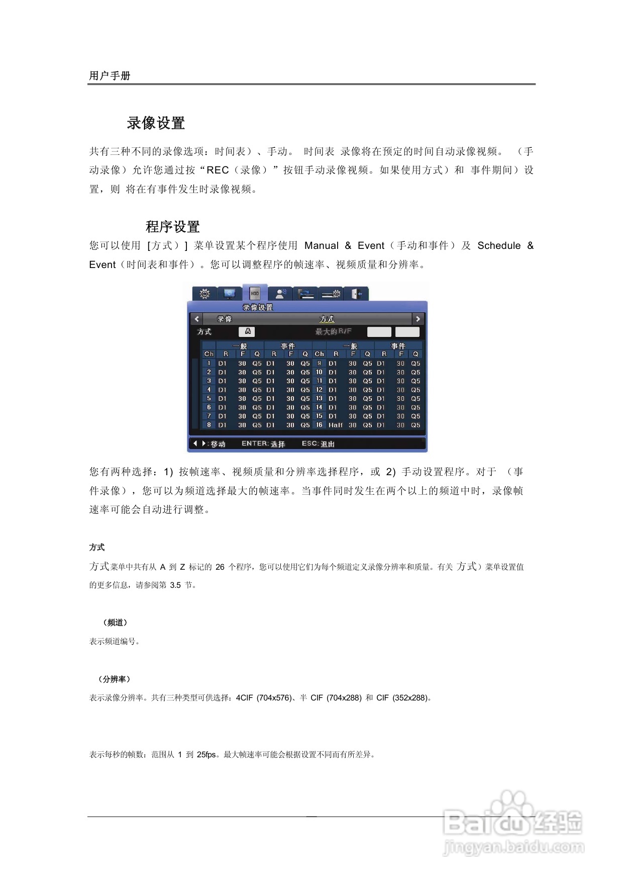 三星SVR-1680、SVR-1660数字硬盘录像机使用说明书:[3]