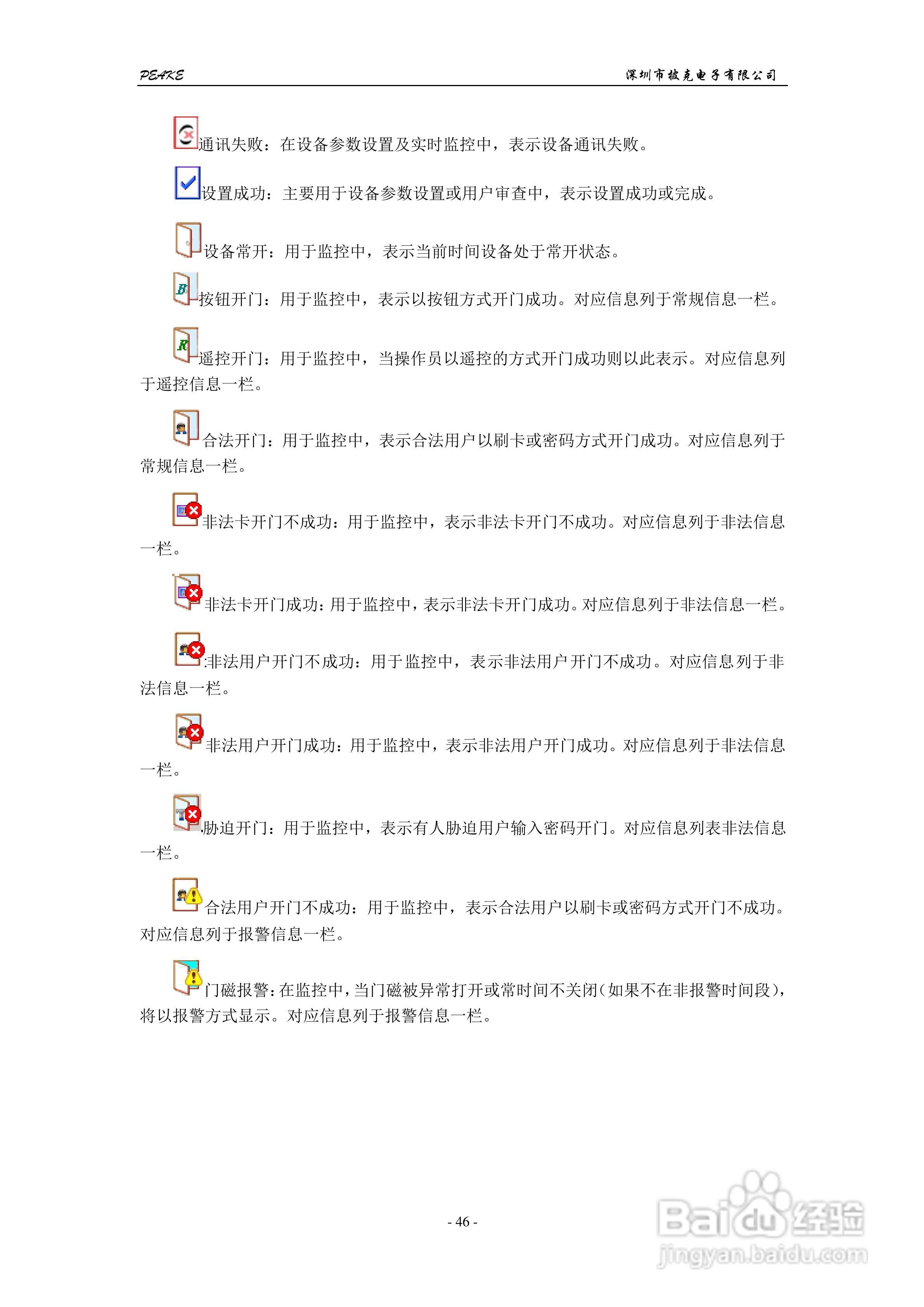 披克PEAKE ACV10.0门禁管理软件（网络版）用户手册:[5]