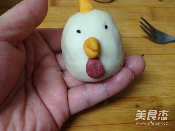 萌“鸡”贺春（小鸡豆沙包）