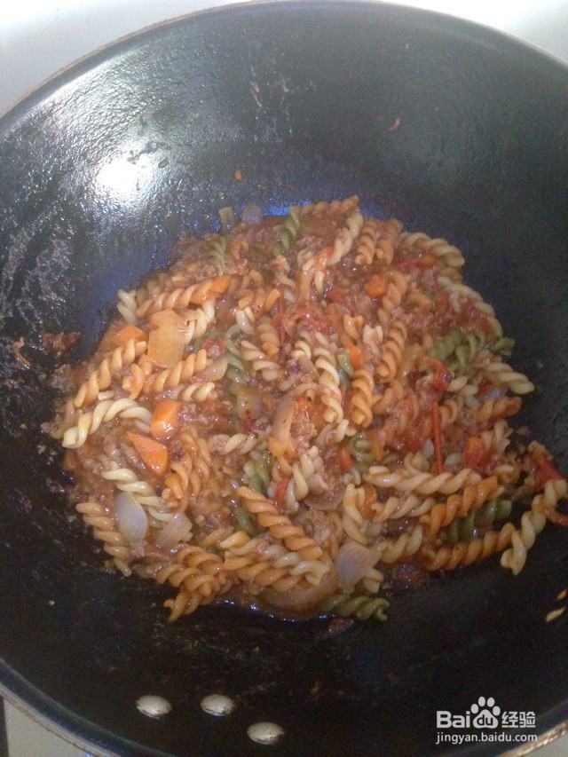 茄汁肉酱意面的做法