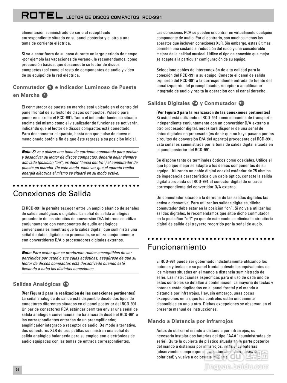 ROTEL RCD-991发烧CD机说明书:[2]