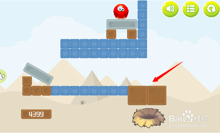 小游戏泡泡鸟历险记3第4关