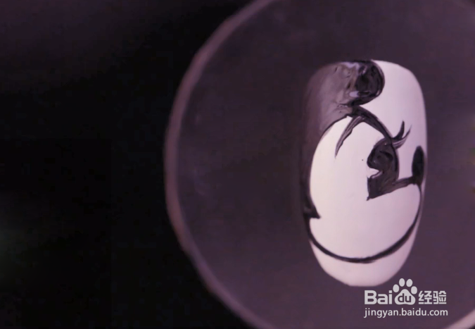 怎样做米奇简笔画指甲？