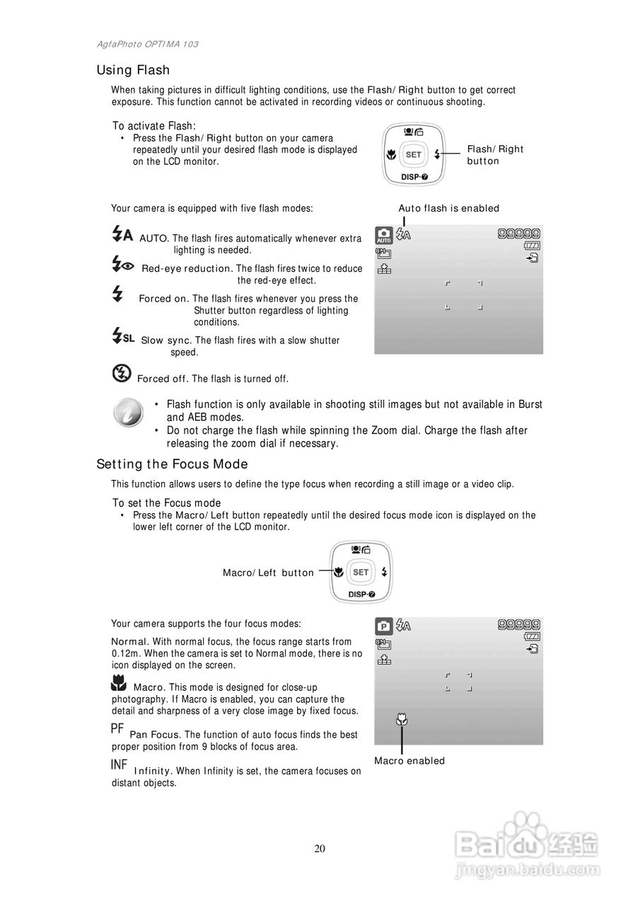 爱克发AgfaPhoto OPTIMA 103数码相机使用说明书:[3]