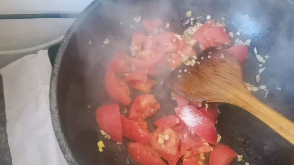 番茄鸡蛋意大利面