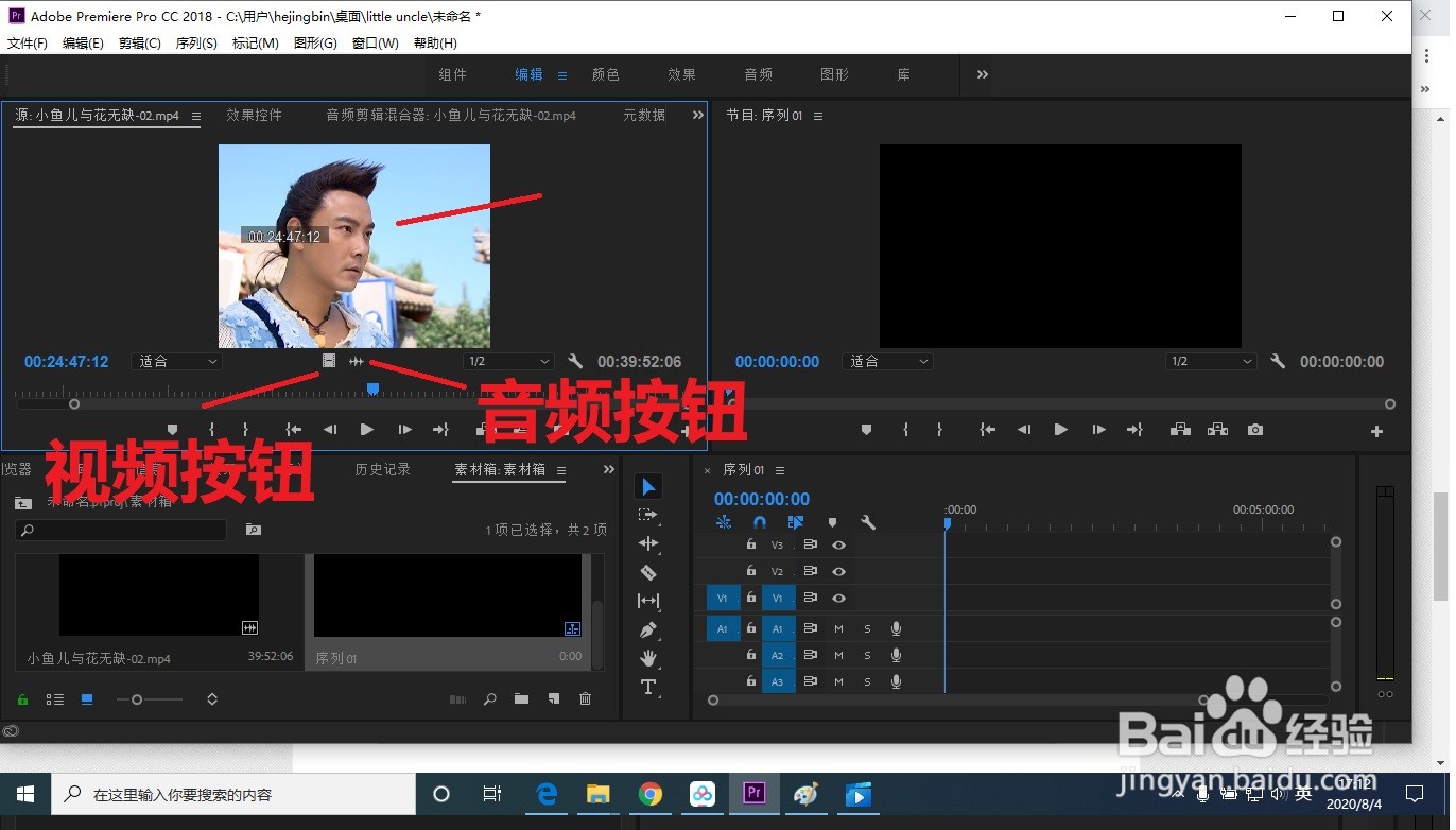 PR教程：源监视器的控制