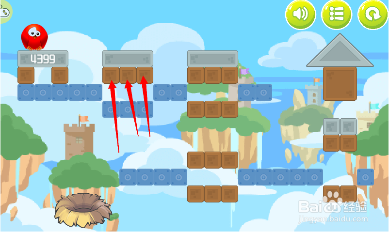小游戏泡泡鸟历险记4第19关