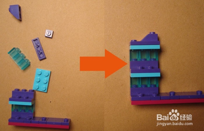 如何用积木拼装物品展示柜模型