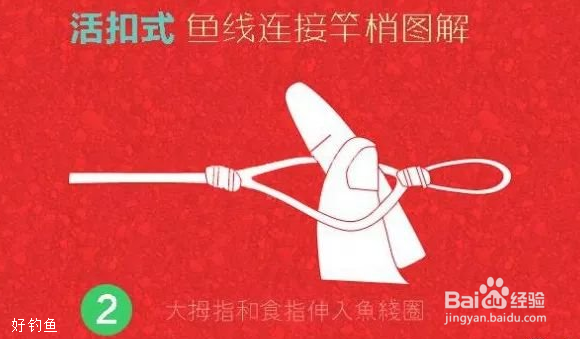 鱼竿主线怎么绑竿尖