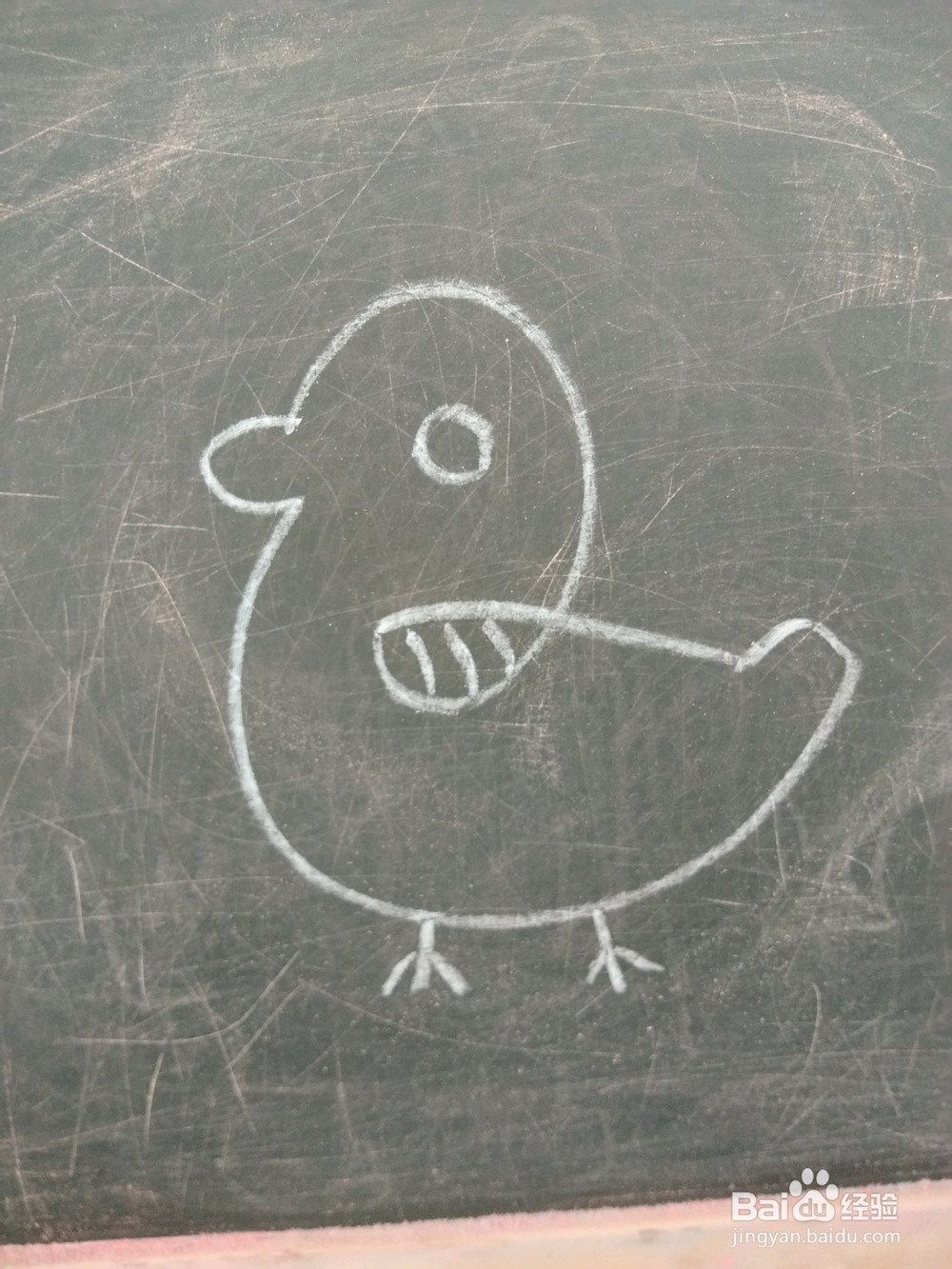 幼儿简笔画小鸟的画法