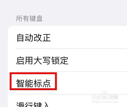 iPhone13如何启动键盘的智能标点