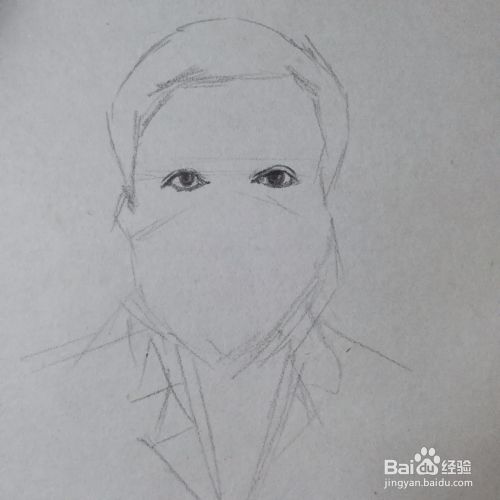 怎么画医生英雄的速写肖像 百度经验