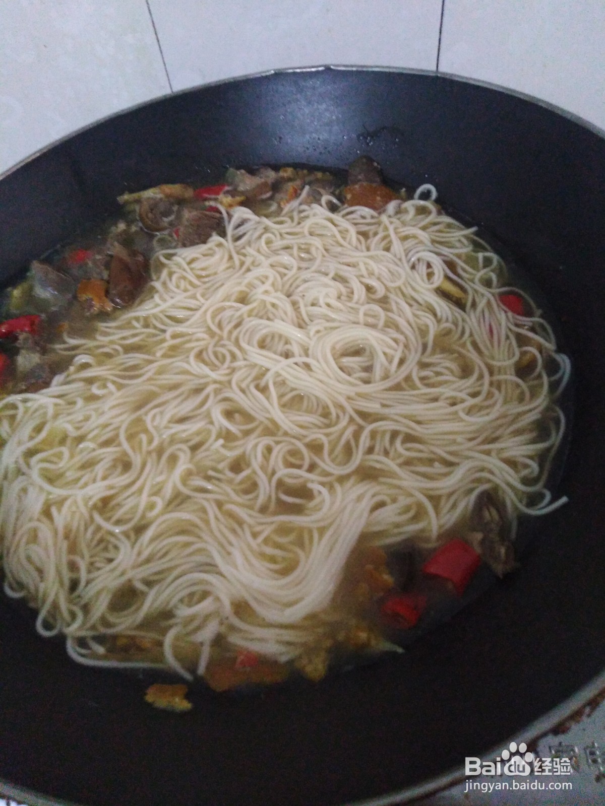 如何做狗肉面条？