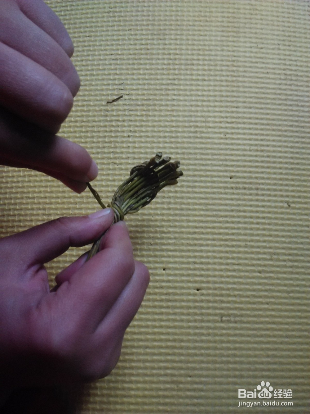 玩具小笊篱编制方法