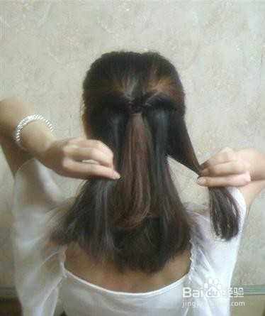 简单易学的发型自己扎