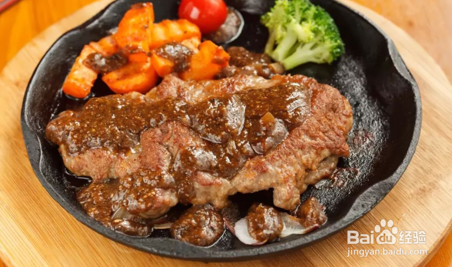 制作牛排的步骤和原料