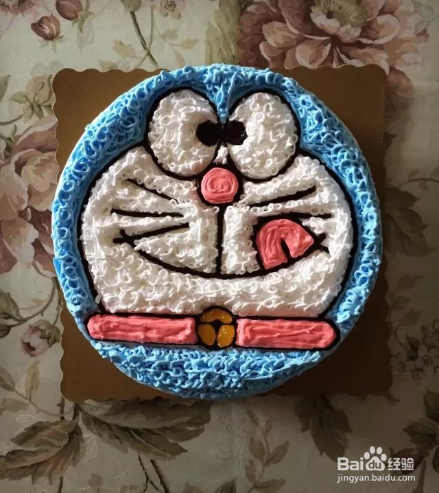 机器猫蛋糕的做法