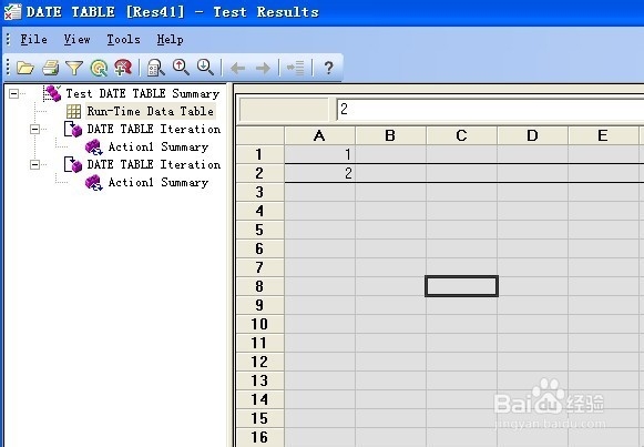 QTP如何读取DateTable