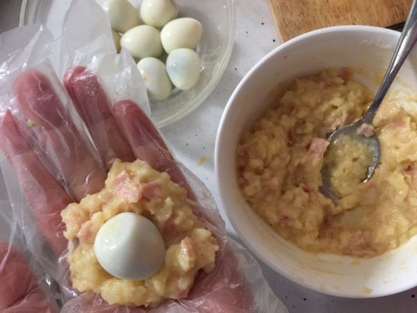 炸土豆鹌鹑蛋丸子