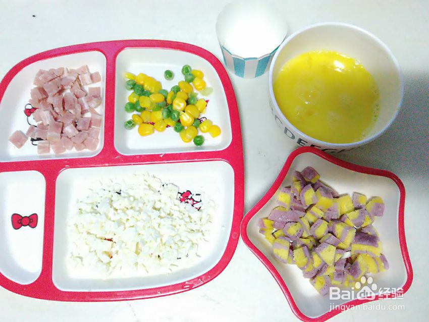 杂蔬馒头鸡蛋杯怎么做