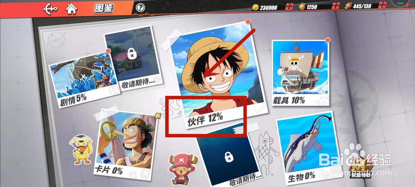 航海王热血航线伙伴图鉴怎么升级
