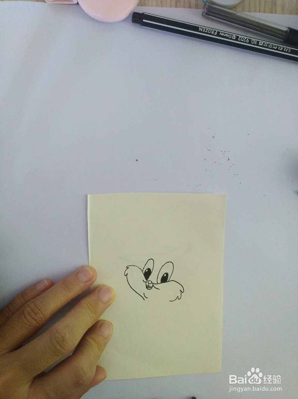 简笔画-画小白兔