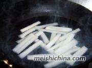 橙汁萝卜条制作