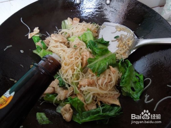粤菜之生菜炒米粉