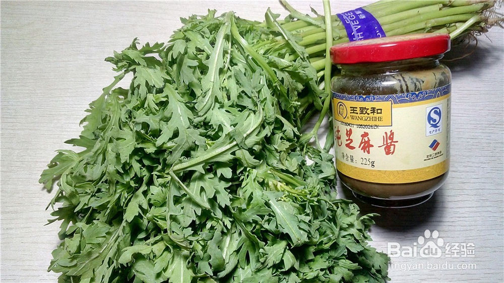 家常凉菜：麻酱蒿子杆