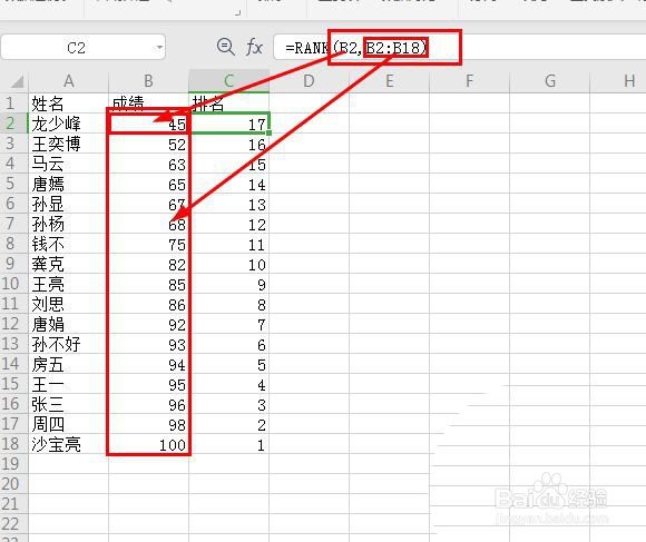 WPS表格实时动态排名怎么用函数实现?