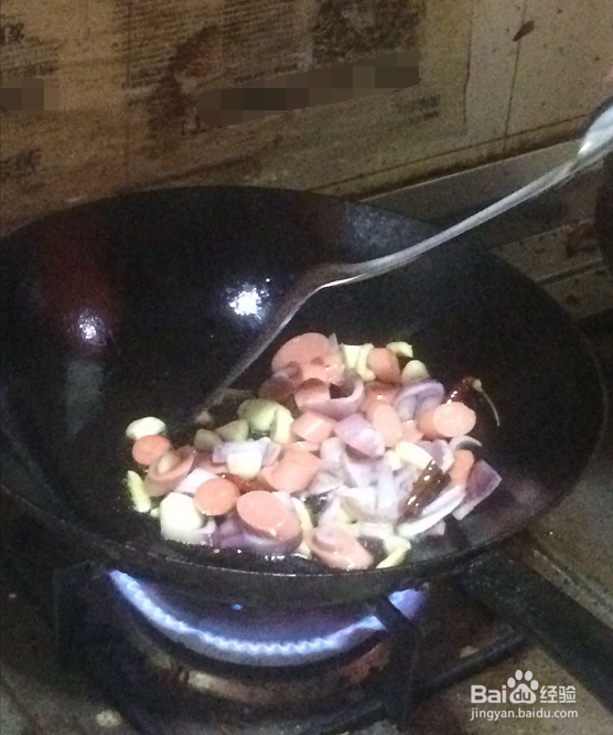 2018炒菜之芹菜炒火腿的家庭做法